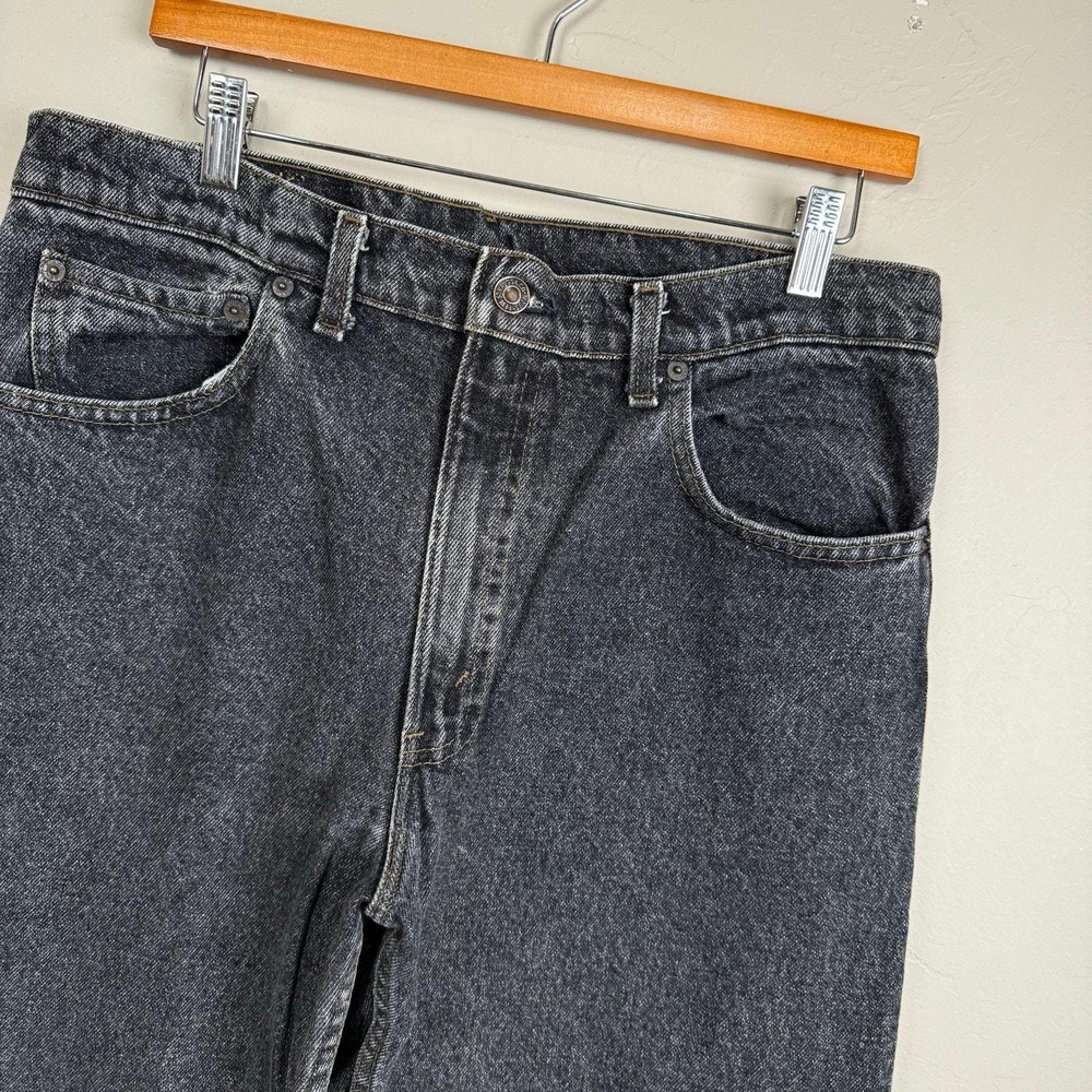 Vintage 80s Levi 550 Faded Black Denim Jeans size 34x34, USA‎ - Picture 2 of 6